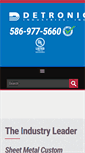 Mobile Screenshot of detronic.com